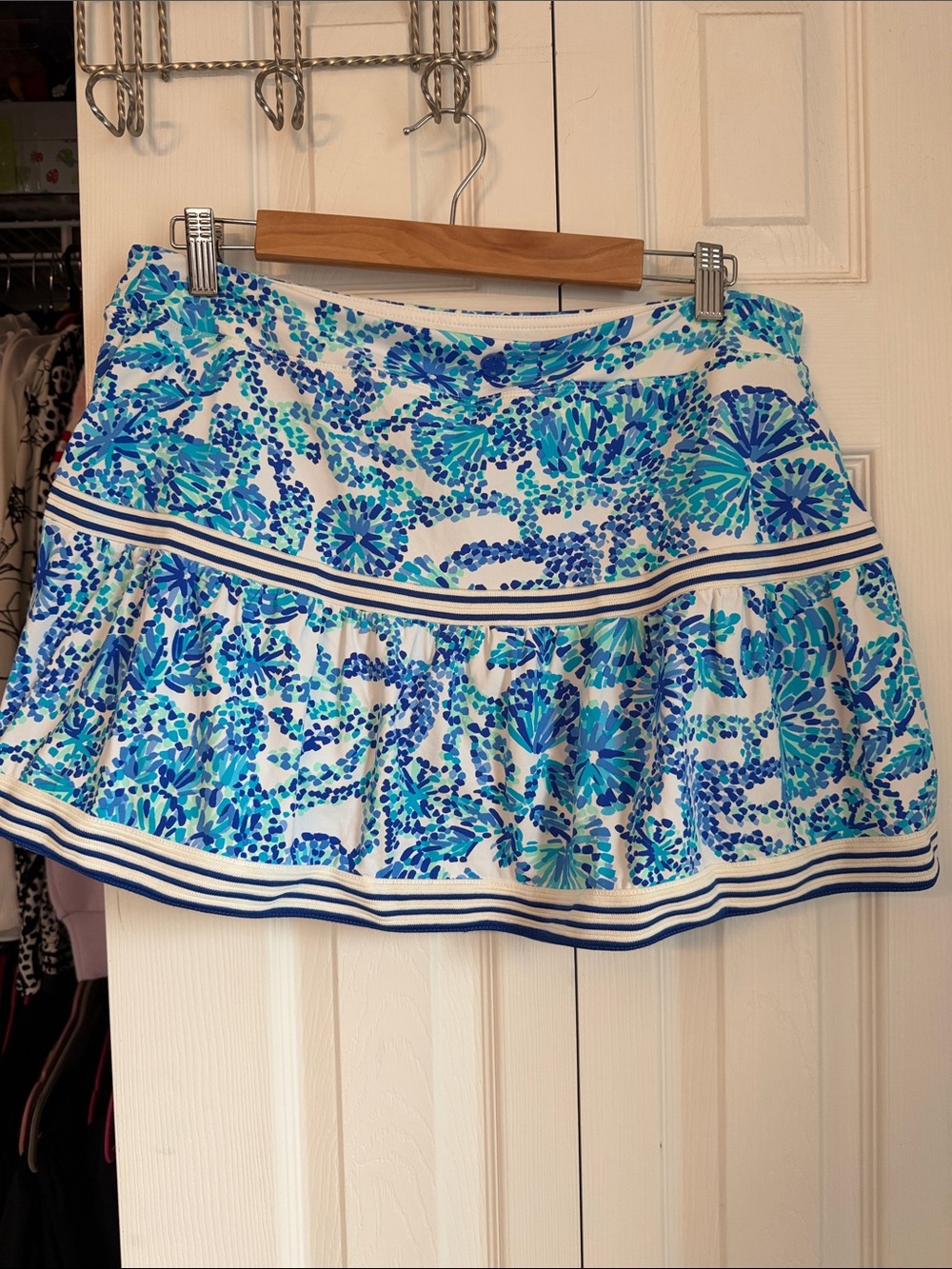 Lilly Pulitzer Dara Skort Shell Me You Love Me size L skort